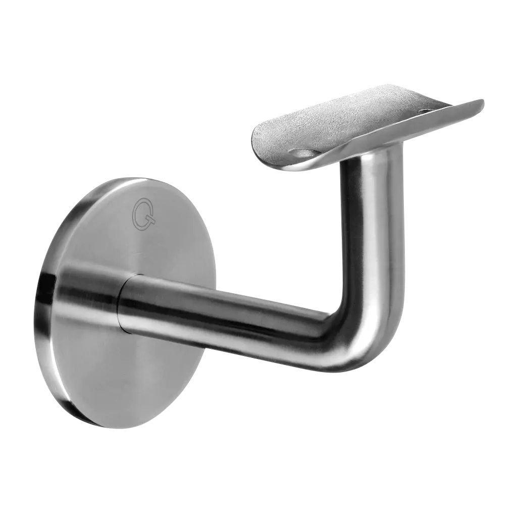 Support de main-courante p. mur, filetage M8; 140111-042-12; main-courante Ø42,4 mm, inox brossé 316 (14011104212)