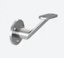 Support de main-courante pour mur, MOD 0126; 140126-000-12; main-courante plat, inox brossé 316 (14012600012)