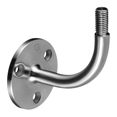 Support de main-courante pour mur, filetage M10; 130118; main-courante plat, inox brossé 304 (13011800012)