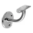 Support de main-courante pour mur; 130112-033-12; main-courante Ø33,7 mm, inox brossé 304 (13011203312)