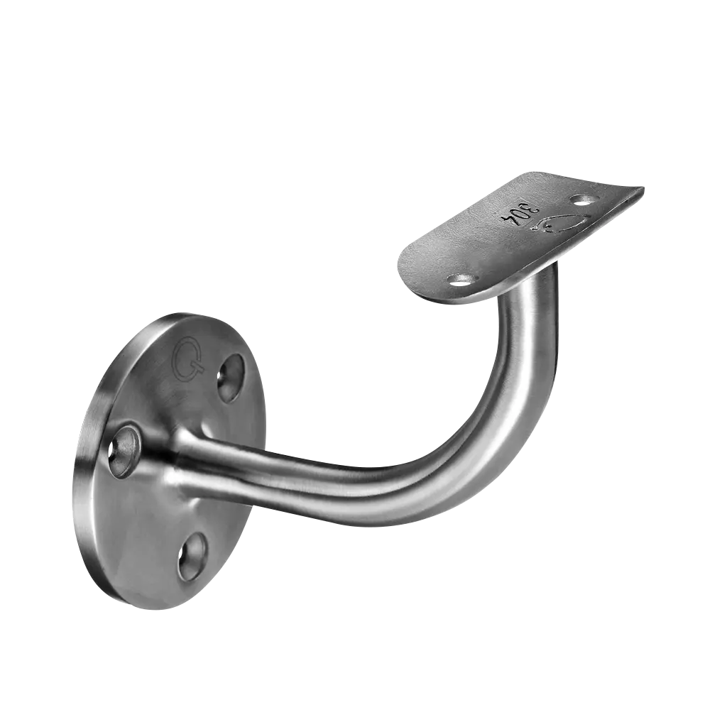 Support de main-courante pour mur; 130115; main-courante Ø42,4 mm, inox brossé 304 (13011504212)