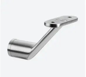 Support de main-courante pour tube, MOD 0123; 130123-000-12; plat, main-courante plat, inox brossé 304 (13012300012)