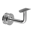 Support de main-courante pour verre, Ø42,4 mm; 140117-042-12; pour verre 8 - 31,52 mm, inox brossé 316 (14011704212)