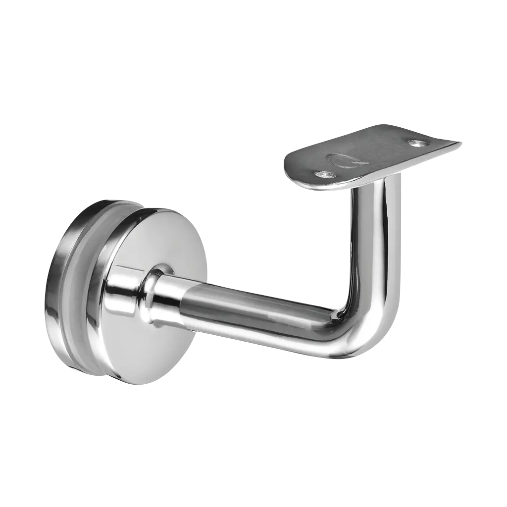 Support de main-courante pour verre, Ø48,3 mm; 140117-048-10; pour verre 8 - 31,52 mm, inox poli 316 (14011704810)