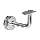 Support de main-courante pour verre, Ø48,3 mm; 140117-048-10; pour verre 8 - 31,52 mm, inox poli 316 (14011704810)
