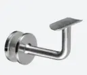 Support de main-courante pour verre, Ø48,3 mm; 140117-048-12; pour verre 8 - 31,52 mm, inox brossé 316 (14011704812)