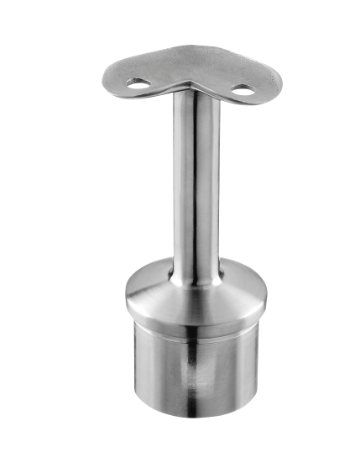 Support de main-courante sur poteau, 90°; 130709-033-90-12; Ø33,7 x 2 mm, main-cour. Ø33,7 mm, inox brossé 304 (13070983312)