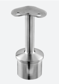 Support de main-courante sur poteau, 90°; 130710-048-90-12; Ø42,4 x 2 mm, main-cour. Ø48,3 mm, inox brossé 304 (13071084812)