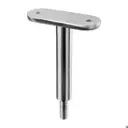 Support de main-courante sur poteau, M10; 130810-000-00; main-courante plat, inox brossé 304 (13081000012)