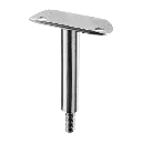 Support de main-courante sur poteau, M10; 130810-042-00; main-courante Ø42,4 mm, inox brossé 304 (13081004212)