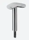 Support de main-courante sur poteau, M10; 130810-048-90; 90°, main-courante Ø48,3 mm, inox brossé 304 (13081094812)