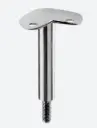 Support de main-courante sur poteau, M10; 140810-042-90; 90°, main-courante Ø42,4 mm, inox brossé 316 (14081094212)