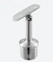 Support de main-courante sur poteau, orienta.; 130721-048-12; Ø48,3 x 2,6 mm, main-c. Ø48,3 mm, inox brossé 304 (13071904812)