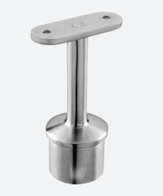 Support de main-courante sur poteau; 130710-000-00-12; Ø42,4 x 2 mm, main-courante plat, inox brossé 304 (13071020012)