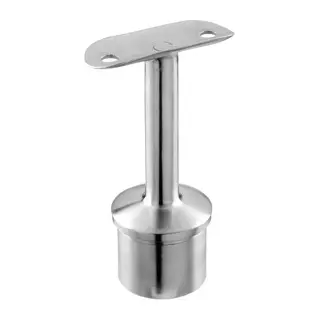 Support de main-courante sur poteau; 130712-042-00-12; Ø42,4 x 2,6 mm, main-c. Ø42,4 mm, inox brossé 304 (13071004212)