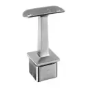 Support de main-courante sur poteau; 144710-042-00-12; 40x40x2 mm, main-cour. Ø42,4 mm, inox brossé 316 (14471004212)