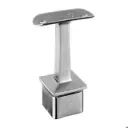 Support de main-courante sur poteau; 144710-048-00-12; 40x40x2 mm, main-cour. Ø48,3 mm, inox brossé 316 (14471004812)
