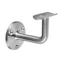 Support de main-courante, mur, déportée=75 mm; 130100-048-12; main-courante Ø48,3 mm, inox brossé 304 (13010004812)