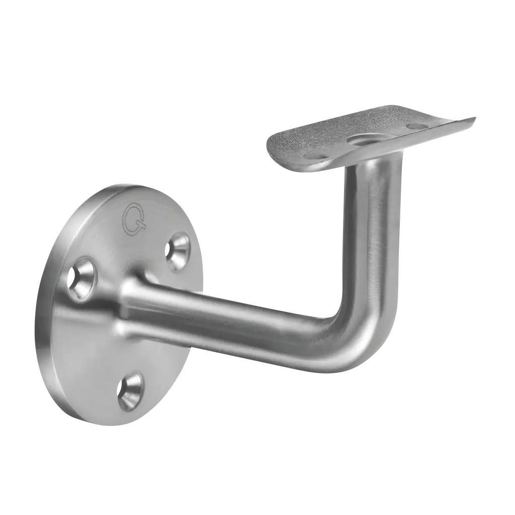 Support de main-courante, mur, déportée=75 mm; 130103-048-12; avec passe-câble, Ø48,3 mm, inox brossé 304 (13010304812)