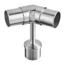 Support de main-courante, tube Ø42,4 mm x 2 mm; 130736-242; avec articulation, m-c Ø42,4x2 mm, inox brossé 304 (13073624212) - NEW