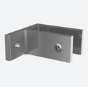 Support de verre, pour mur, excl. caoutchouc; 140293-22-12; , pour verre 16,76 - 21,52 mm, acier inoxydable 316, brossé - NEW