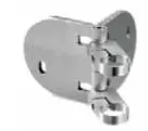 Support pour poteau MOD 0555, montage latéral; 130555-042-12; angle réglable, p. tube Ø42,4 mm, inox brossé 304 (13055504212)