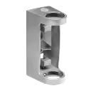 Support pour poteau MOD 0557, montage latéral; 140557-042-12; angle réglable, p. tube Ø42,4 mm, inox brossé 316 (14055704212)