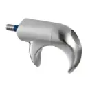 Support pour tube à fond de gorge, devant poteau; 130860-042; horizontal & diagonal, Ø42,4 mm, inox brossé 304 (13086004212) - SELL OUT