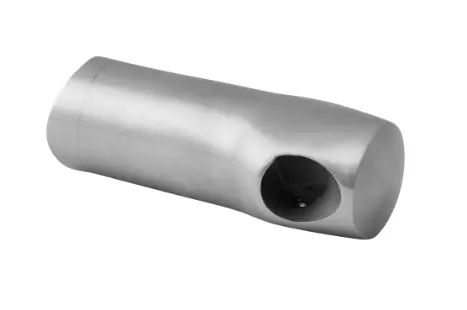 Support travers. de lisse, 90° angle rentrant; 130834-048-12; barre Ø12 mm, tube Ø48,3 mm, inox brossé 304 (13083404812)