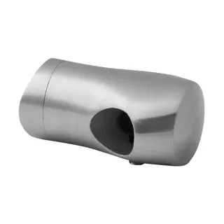 Support travers. de lisse, 90°, angle sortant; 140839-048-12; tube Ø48,3 mm, inox brossé 316 (14083904812) - SELL OUT