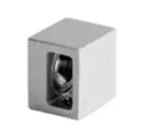 Support traversants de lisse, Square Line; 144827-12; tube 20x10x1 mm, plat, inox brossé 316 (14482700012)