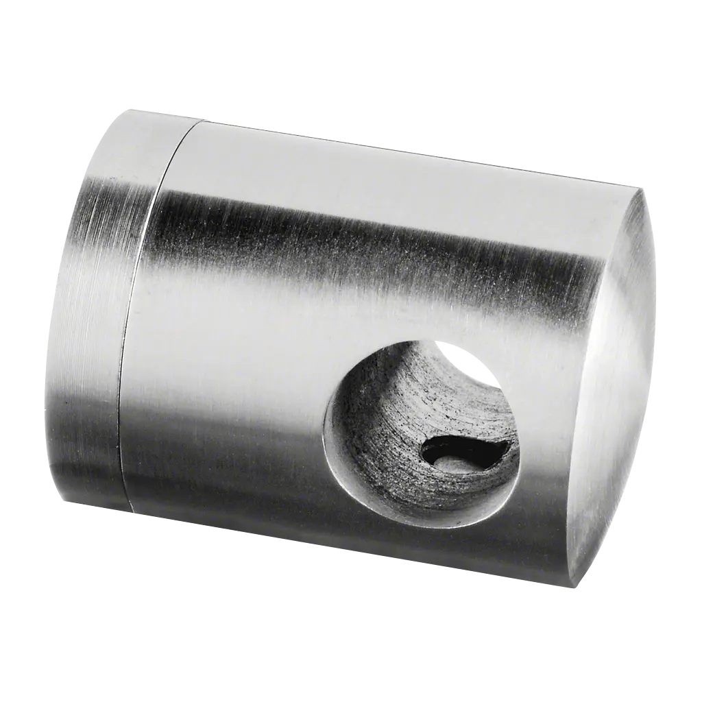 Support traversants de lisse, barre Ø12 mm; 130830-000-12; plat, inox brossé 304 (13083000012)