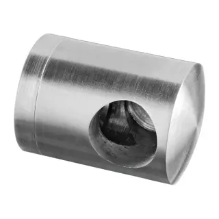Support traversants perçage droite barreØ12mm; 130833-000-12; plat, inox brossé 304 (13083300012) - SELL OUT