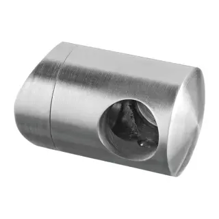 Support traversants perçage droite barreØ12mm; 130833-042-12; tube Ø42,4 mm, inox brossé 304 (13083304212)
