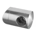 Support traversants perçage droite barreØ12mm; 130833-042-12; tube Ø42,4 mm, inox brossé 304 (13083304212)