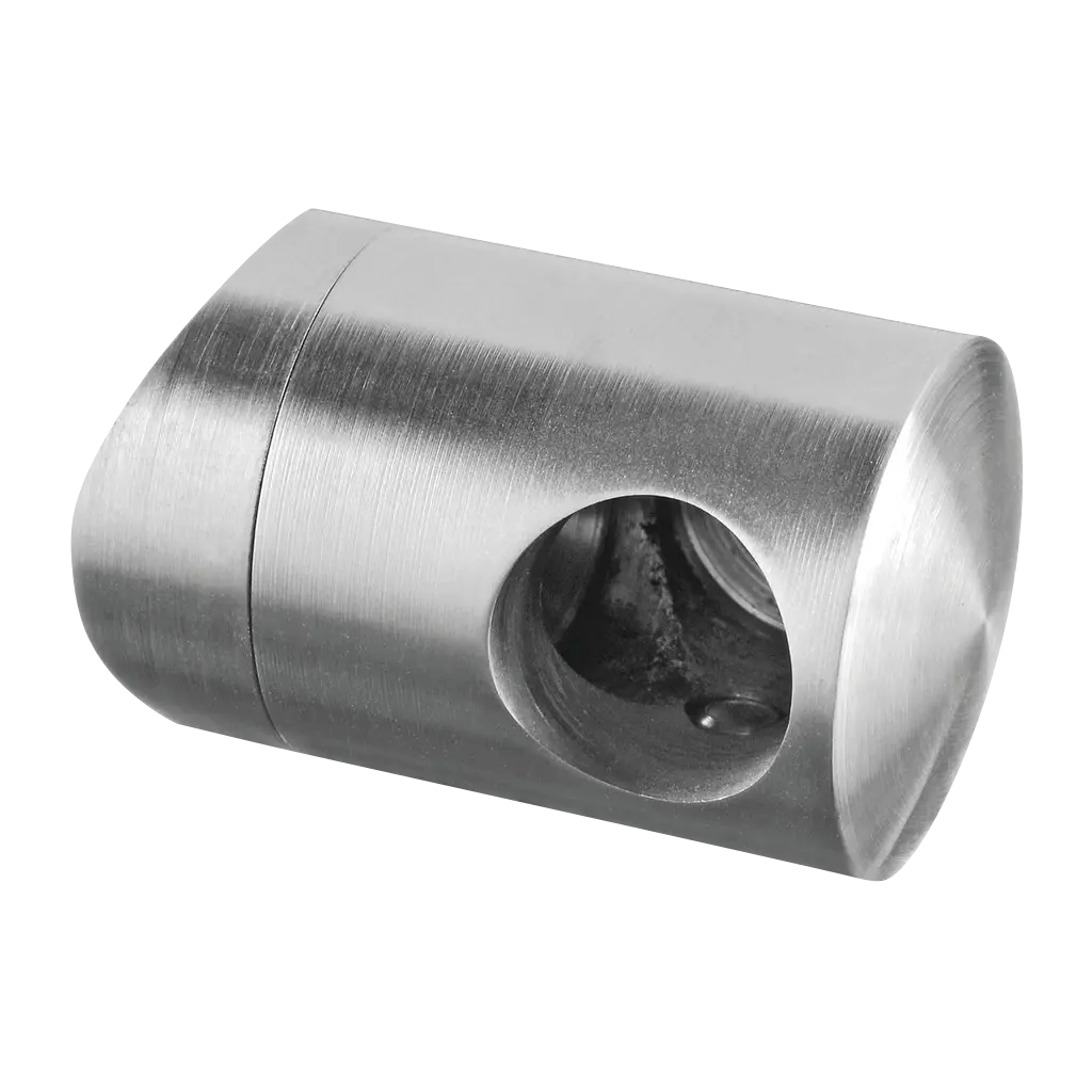 Support traversants perçage droite barreØ12mm; 130833-048-12; tube Ø48,3 mm, inox brossé 304 (13083304812)