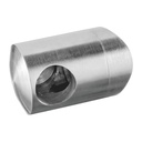 Q-line | with blind hole | for Ø12 mm bar infill | stainless steel 304 | for indoor use