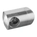 Support traversants perçage gauche barreØ12mm; 130832-048-12; tube Ø48,3 mm, inox brossé 304 (13083204812)