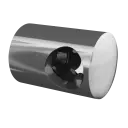 Support traversants, droite; 140843-000-12; , pour tube Ø16 mm, acier inoxydable 316, brossé