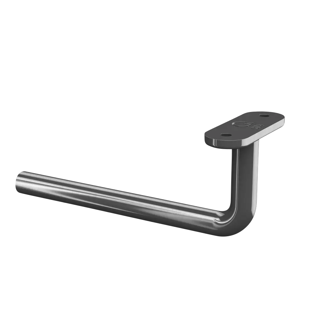Tige, avec M8 filetage, L=150 mm; 130809-000-12; , main-courante plat, acier inoxydable 304, brossé - NEW