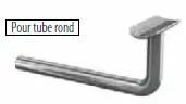Tige, avec M8 filetage, L=150 mm; 130809-048-12; , main-courante Ø48,3 mm, acier inoxydable 304, brossé - NEW