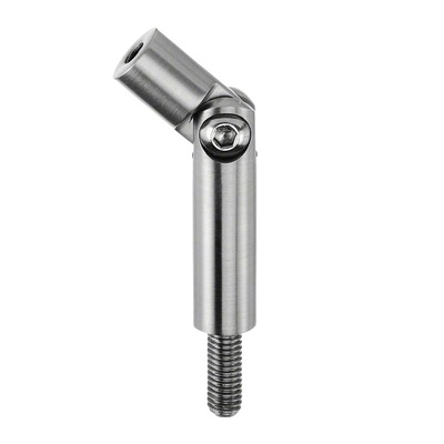 Tige, orientable, Ø14 mm, filetage M10/M6; 140812; L=68 mm, inox brossé 316 (14081206812) - SELL OUT