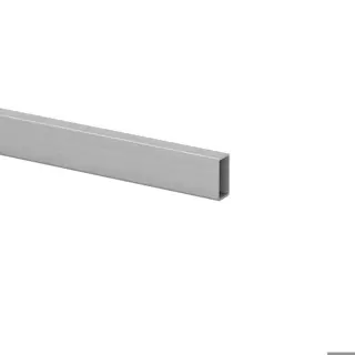 Tube rectangulaire, 20x10x1 mm, MOD 1940; 141940-021-50-12; L=5000 mm, inox brossé 316 (14490012012)
