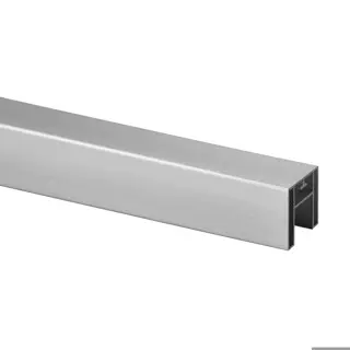 Tube à fond de gorge, carré, 40x40x1,5 mm; 166924-040-50-00; L=5000 mm, U=24x24 mm, aluminium, brut (16692004000)