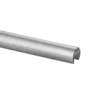 Tube à fond de gorge, Ø42,4 mm x 1,5 mm; 166920-042-50-00; L=5000 mm, U=24x24 mm, aluminium, brut (16692004200)