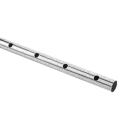 Tube, Ø33,7 mm x 2 mm, pour barre Ø12 mm; 140926-233-25-12; L=2500 mm, inox brossé 316 (14892623312) - Q-TUBE