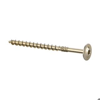 Vis pour aggloméré à tête plate, Assy 3.0 SK; 250250-808; QS-255, 8 x 80 mm, acier, zingué (93025080815) - Boîte de 50