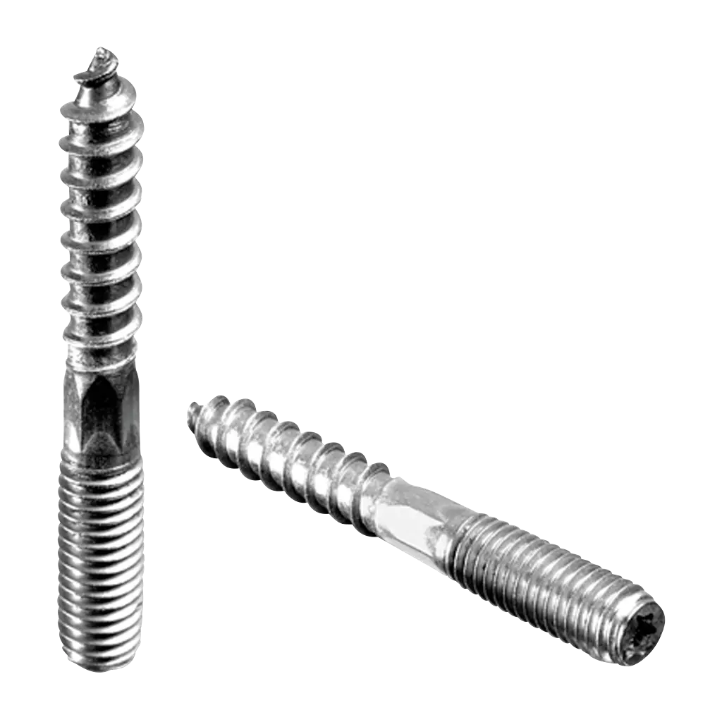 Vis à double filetage, QS-85; 230205-090; M8 x 33 mm, D=7 x 50 mm, L=90 mm, A2-70, Real-Loc (95010089013)