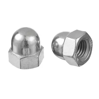 Écrou borgne, forme haute, QS-515; 240650-108; M10 x 8 mm, DIN 1587, A4-70 (93076100014)