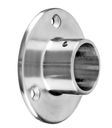 Embase murale; 130505-042-10; pour tube Ø42,4 mm, inox brossé 304 (13050504210)